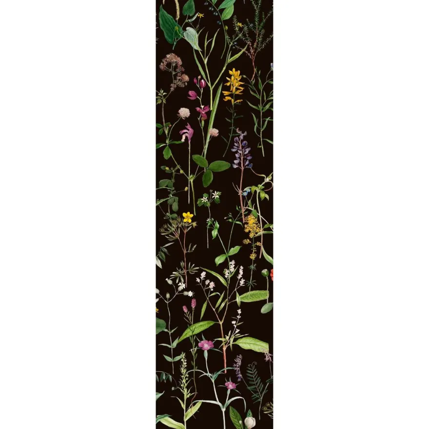 Paneelitapetti Mindthegap Aquafleur Anthracite, 1.56x3m