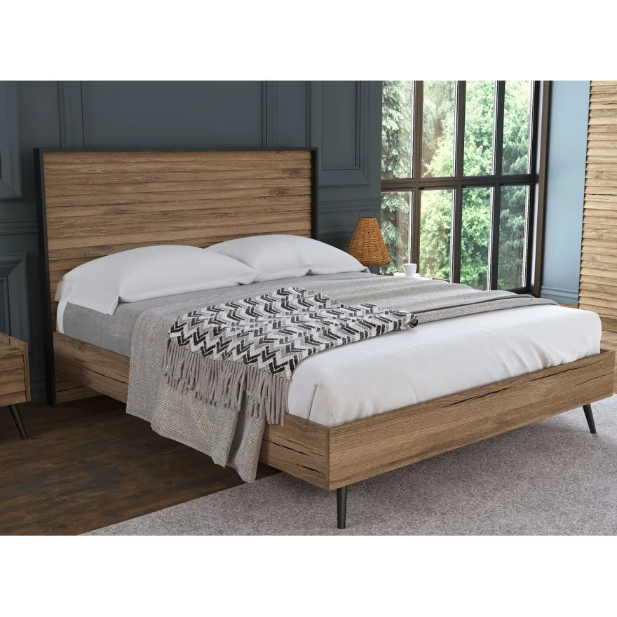 Parisänky Linento Furniture FRN-7004, pähkinäpuu