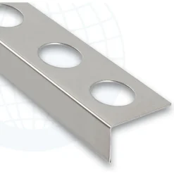 Parvekelistan ulkokulmapala Euroshrink alumiini e-280a, 55mm, harmaa