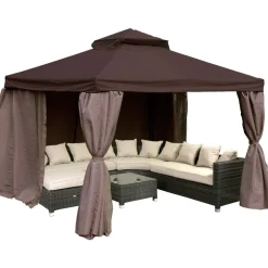 Paviljonki Home4you Legend, 2,91x2,91 m, ruskea/beige