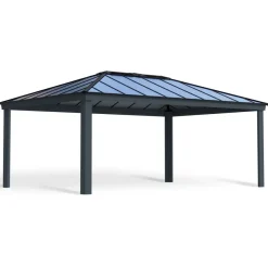 Paviljonki Palram-Canopia Dallas, 26m², 4.3x6m, 14x20ft, harmaa