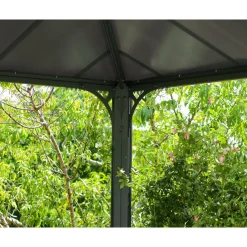 Paviljonki Palram-Canopia Palermo 3600, 3.6x3.6m, 13m², harmaa