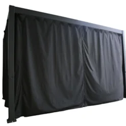 Pergola Home4You Mirador-111, 300x400cm, verhoilla, tummanharmaa