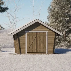 Pihavarasto/lato LP Garden U-S, 6.3m², vinoumpiseinäinen