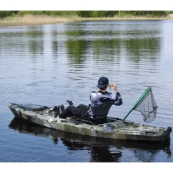 Poljettava kalastuskajakki Saimaa Kayaks Pedal Fisher