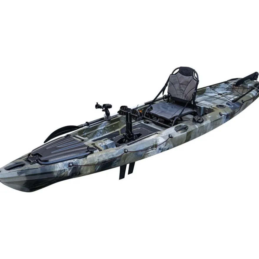 Poljettava kalastuskajakki Saimaa Kayaks Pedal Fisher