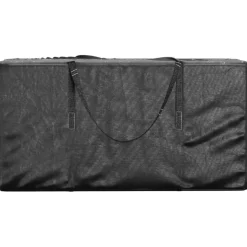 Puutarhan tyynyjen säilytyskassit 2 kpl musta 150x75x75 cm polyeteeni (55397)