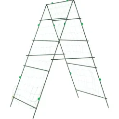 Puutarhasäleikkö köynnöskasveille A-runko 99x90x175,5 cm teräs (09281)