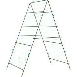 Puutarhasäleikkö köynnöskasveille A-runko 99x90x175,5 cm teräs (09281)