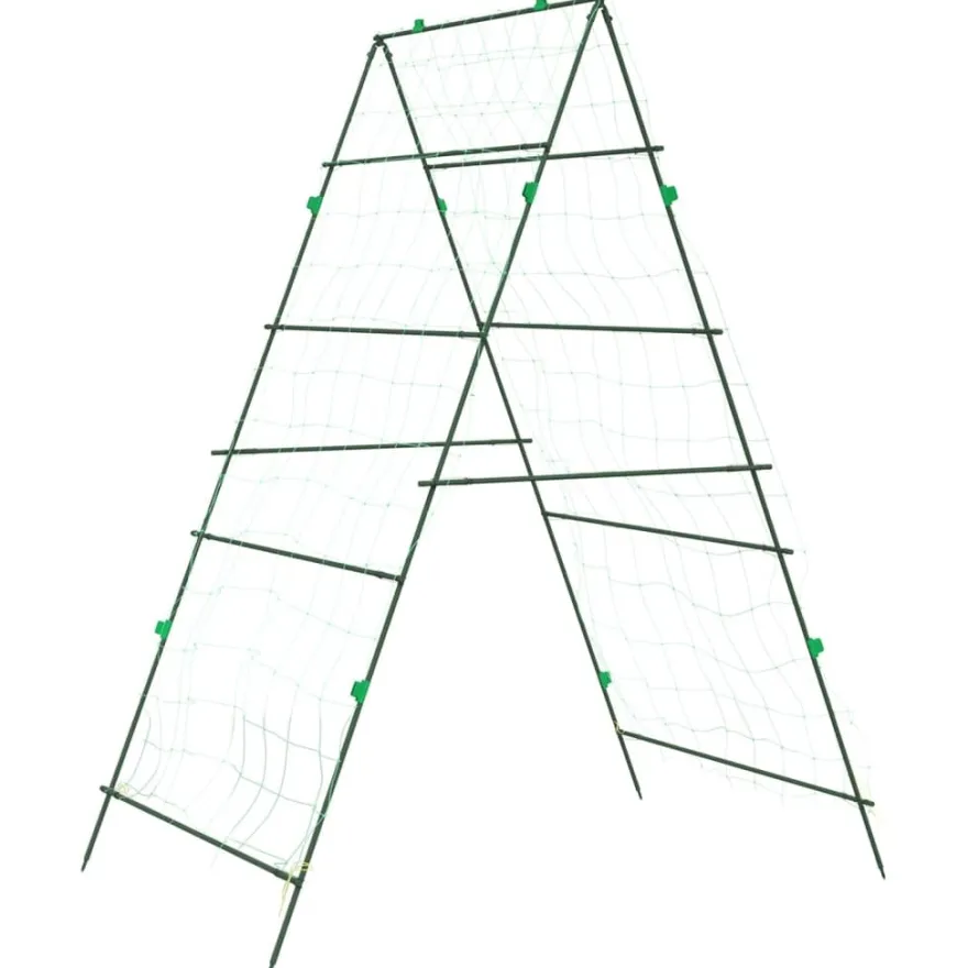 Puutarhasäleikkö köynnöskasveille A-runko 99x90x175,5 cm teräs (09281)