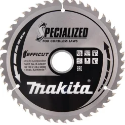 Pyörösahanterä Makita Efficut Specialized B-68622, Ø190x30x1.45mm, 45T