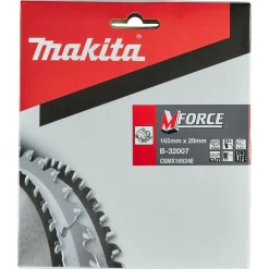 Pyörösahanterä Makita M-Force 165x20x2.0mm, Z-24, puulle