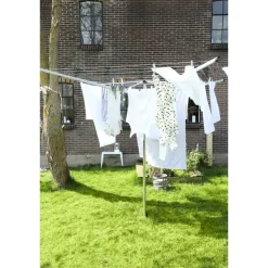 Pyykinkuivausteline Brabantia Topspinner, 50m + metallinen maatuki + suojapussi
