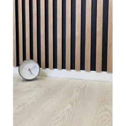 Rimapaneeli Järnvik Decoration Fagus 7401 3D, 21x122x2600mm, musta/tammi