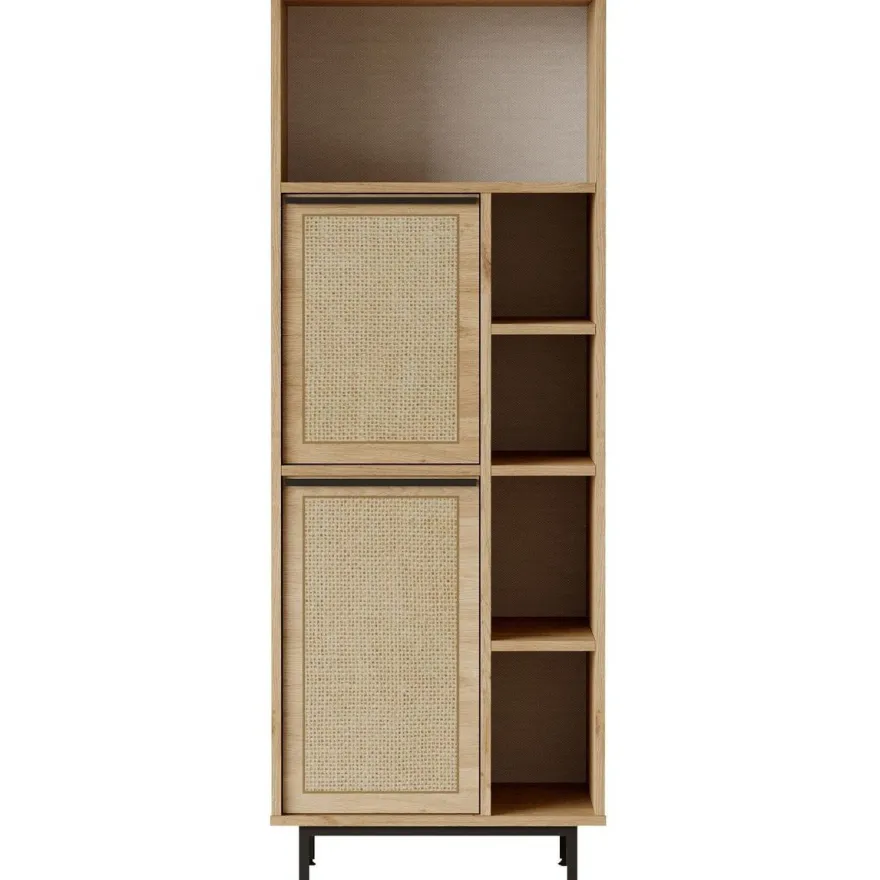 Rottinkikaappi Linento Furniture ON10B-SU, ruskea