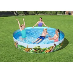 Rulla-allas Bestway Dinosaurus, 244x46cm