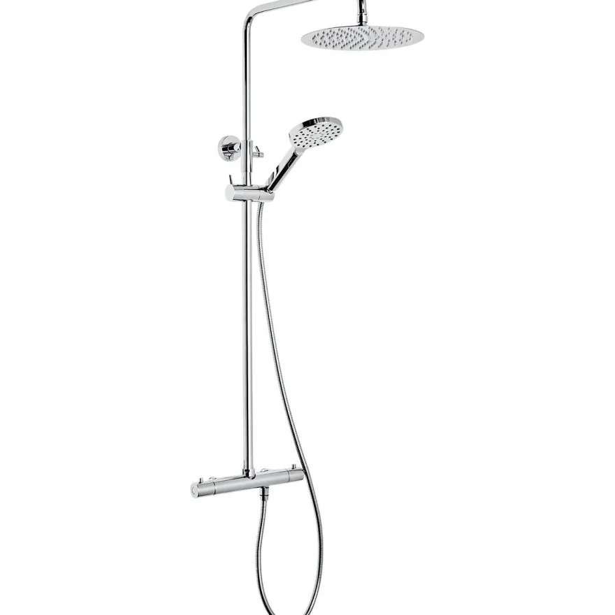 Sadesuihkusetti Hafa Fine, cc150, Ø250 mm suihkupää, termostaattihanalla, kromi