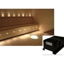 Saunavalaistussarja Cariitti, VPAC-1527-S832, 3-5 m² + LED-projektori + 8 valokuitua
