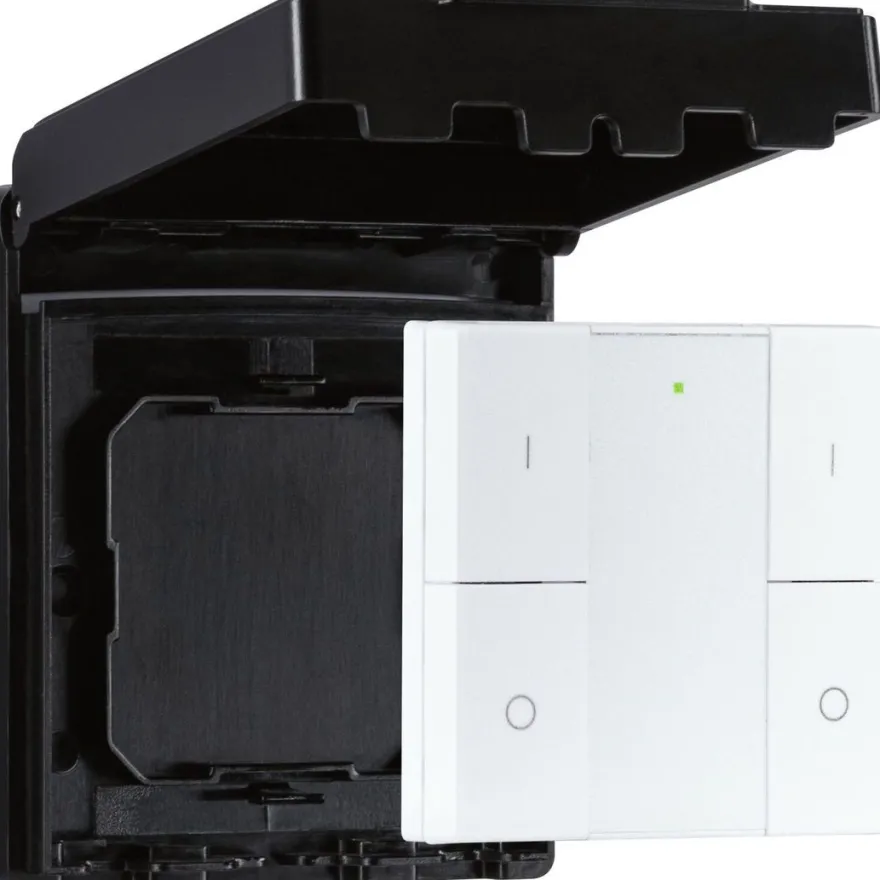 Seinäkytkin ja himmennin ulkokäyttöön Paulmann, Smart Home Zigbee 3.0, musta
