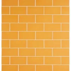 Seinälaatta Pukkila Urban Atelier Tangerina, kiiltävä, sileä, 140x70mm