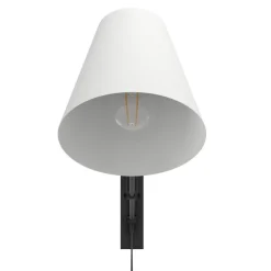 Seinävalaisin Eglo Forcadet, E27, 40W, IP20, musta/harmaa