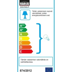 Seinävalaisin Harju Amuri, GU10, IP44, teräs