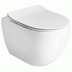 Seinä-WC-istuin Lavabo Glomp Mini pehmeästi sulkeutuvalla istuinkannella, huuhtelukaulukseton, matta, eri värejä