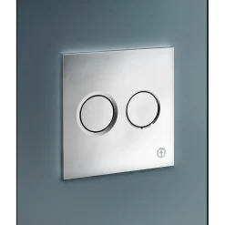 Seinä-WC:n huuhtelupainike Gustavsberg Trimont XS, pneumaattinen, valkoinen