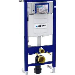 Seinä-WC-paketti Geberit Renova, Geberit Duofix Sigma -seinätelineellä ja istuinkannella, huuhtelukaulukseton