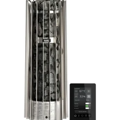 Sähkökiuas Helo Rocher 70 Elite, 6.8kW, 5-9m³, erillinen ohjaus