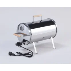 Sähkösavustin Kobe, 1100W, termostaatti, 57x26x41cm, ruostumaton teräs