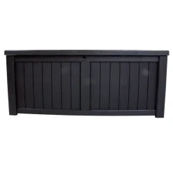 Säilytyslaatikko Home4you Praia, 143x67,5x60,5 cm, musta