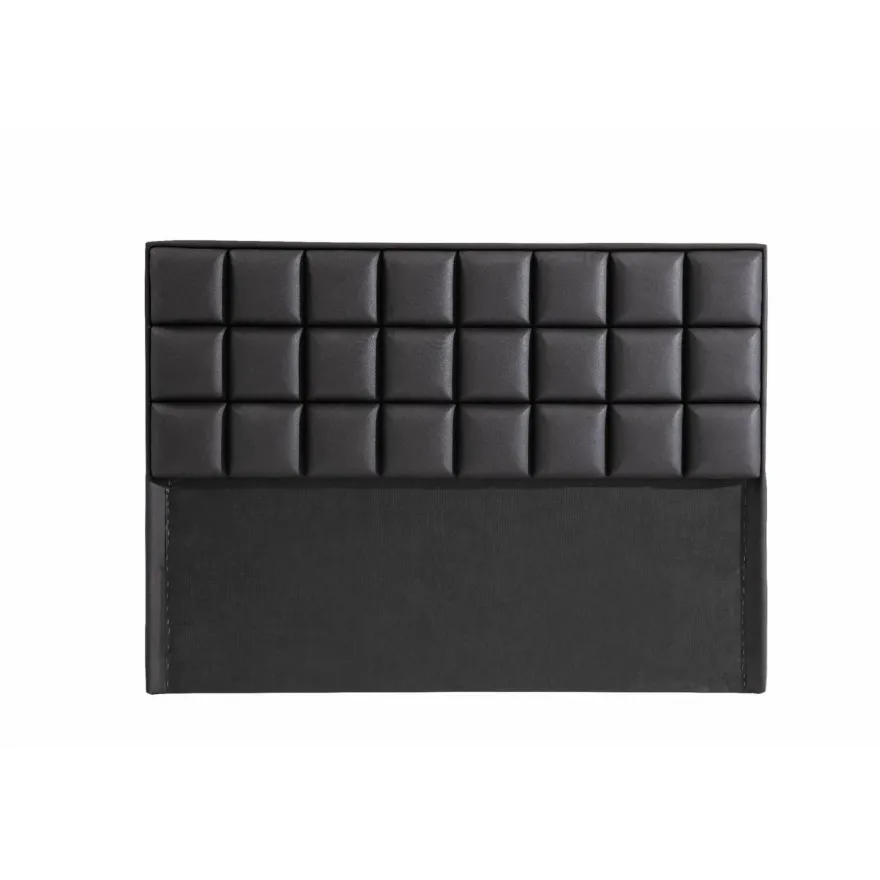 Säilytyssänky + sängynpääty Linento Furniture Carine, ilman patjaa, musta