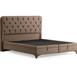 Säilytyssänky + sängynpääty Linento Furniture Revive, ilman patjaa, ruskea