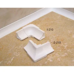 Sisäkulmapala Euroshrink sisäkulmalistaan pvc i-210, 10mm, valkoinen