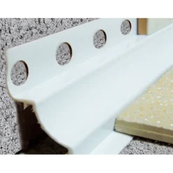 Sisäkulmapala Euroshrink sisäkulmalistaan pvc i-210, 10mm, valkoinen