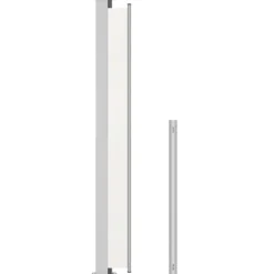 Sisäänvedettävä terassin sivumarkiisi 180x500 cm kerma