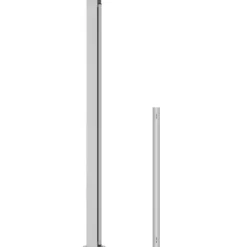 Sisäänvedettävä terassin sivumarkiisi 180x500 cm kerma