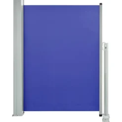 Sisäänvedettävä terassin sivumarkiisi, 100x300 cm, sininen