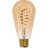 Sisustuslamppu Airam SmartHome ST64 Edison, 4.9W, E27, 350lm, 1800-3000K, amber