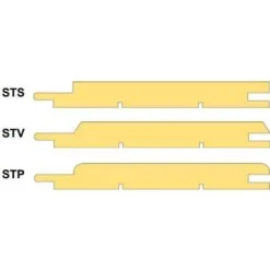 Sisustuspaneeli Wicco STP TK PP 14x120x4170mm, 8 kpl/pkt