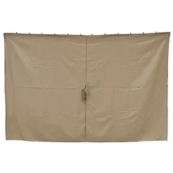 Sivuverhot Luxor 3x4m paviljongille, tummanbeige, 4kpl