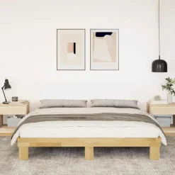 Sängynrunko, massiivipuutammea, eri kokoja (42497)