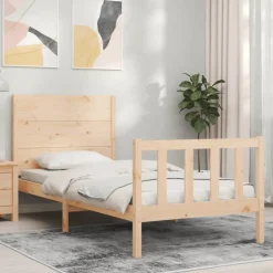 Sängynrunko, täysi mänty/puu, eri värejä ja kokoja (30600)