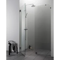 Suihkuovi Vihtan Elegance 21, mittatilaus, kirkas lasi, kromi