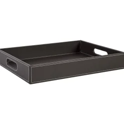 Tarjotin Home4You WALTER 30x40xK6 cm, tummanruskea