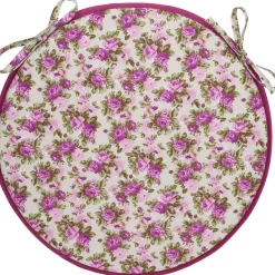 Tuolin pehmuste Home4You LONETA NEW Ø39 cm, violetti ruusu