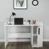 Työpöytä Linento Furniture Luses, 123.6x60cm, valkoinen