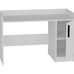 Työpöytä Linento Furniture Luses, 123.6x60cm, valkoinen