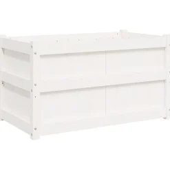 Ulkokukkalaatikot valkoinen, mänty, 2 kpl